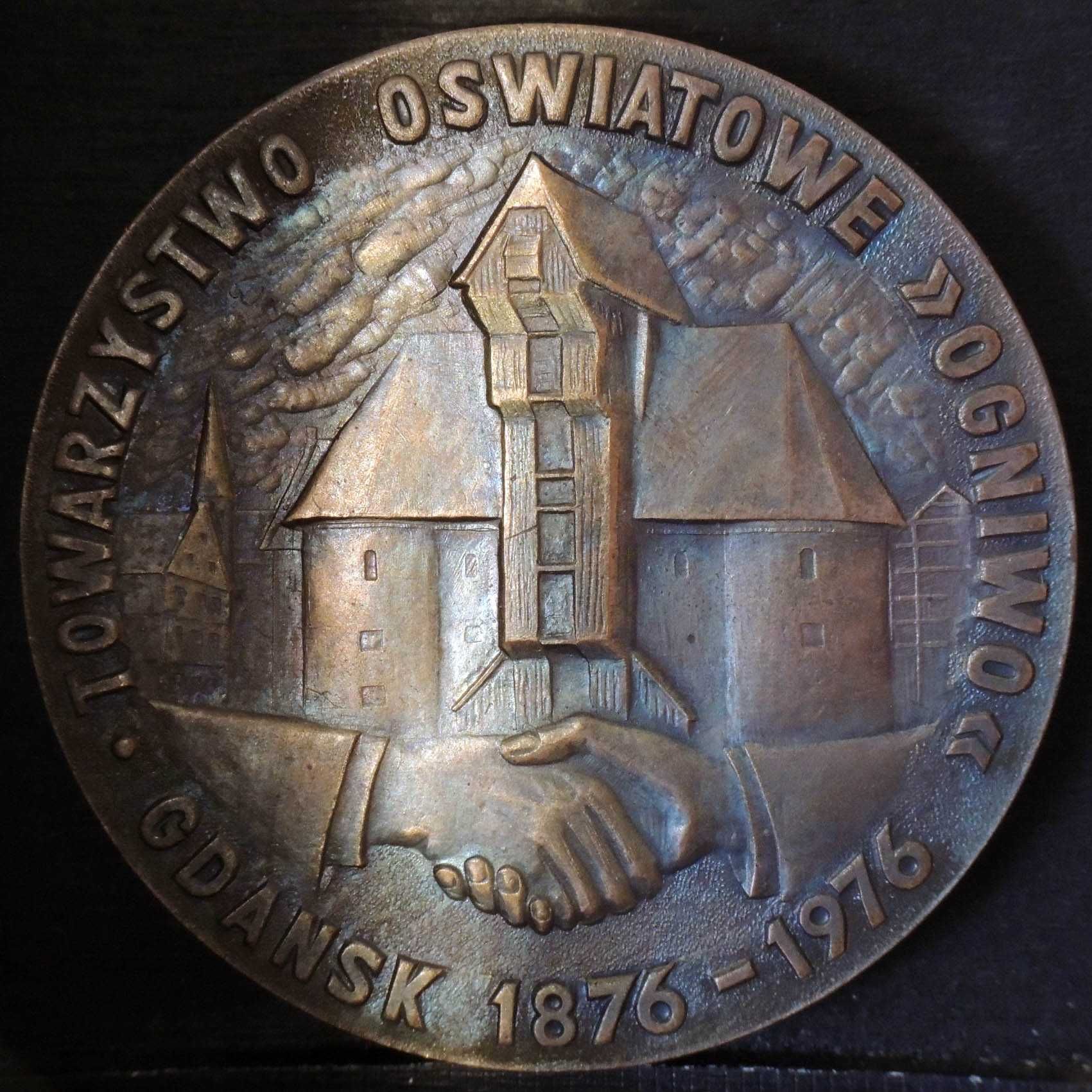 Medal pamiątkowy "OGNIWO" 1976 Gdańsk Polska PRL (M57)