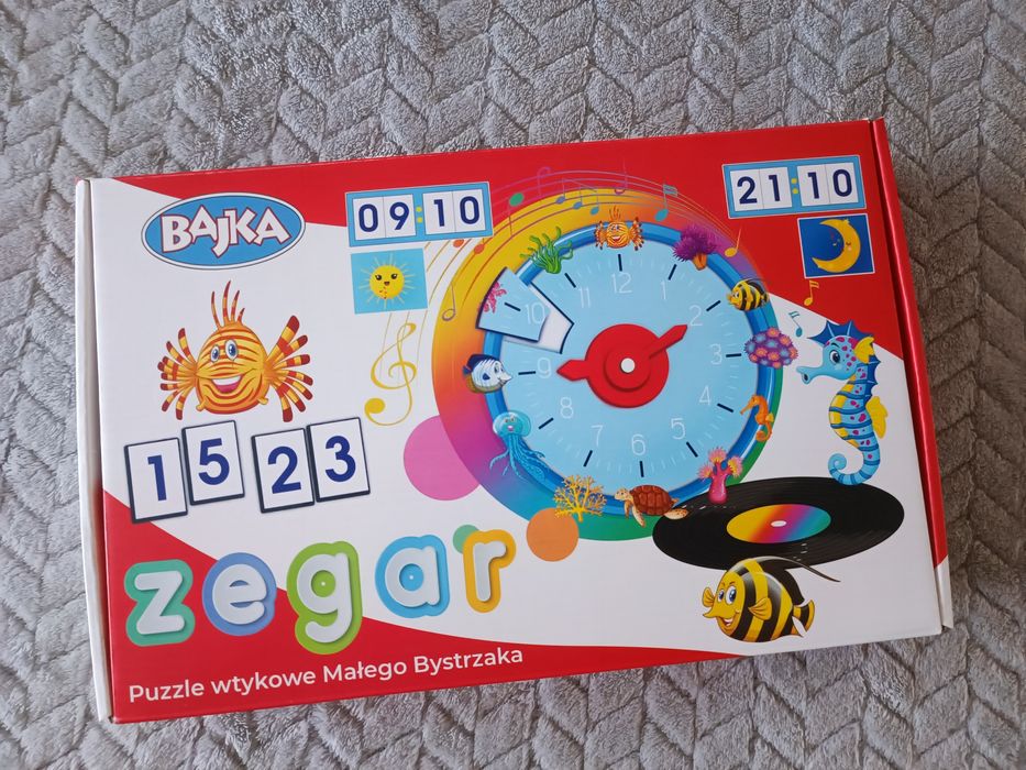 Gra dla dziecka, nauka zegara nowa 4+