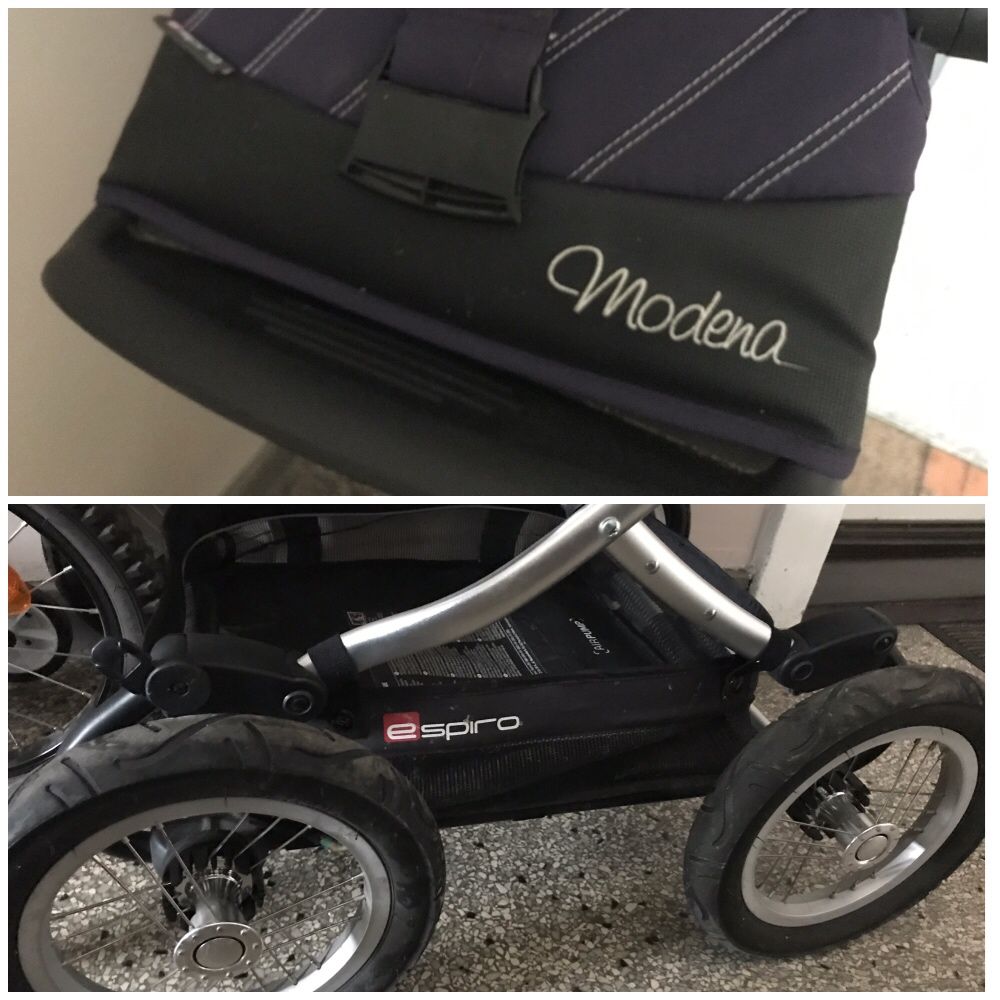 Wózek Espiro Modena + bardzo bogate dodatki