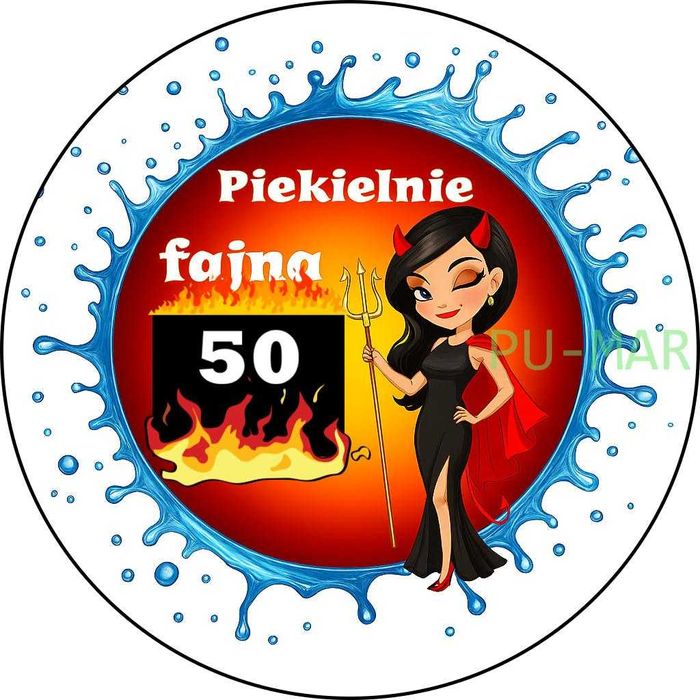 Opłatek na tort Urodziny Okazjonalny Tekst Gratis Postać Kobieta