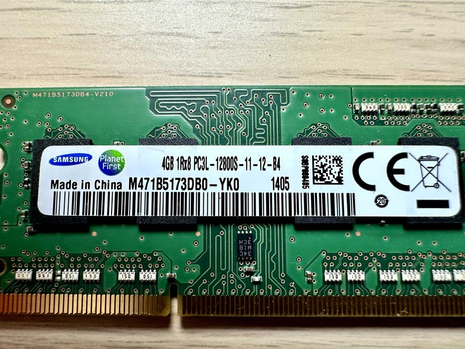 RAM Samsung 4GB DDR3 / DDR3L PC3L 12800S – sprawna / testowana
