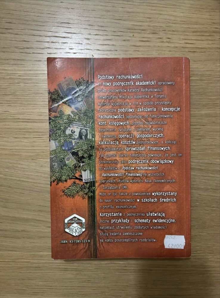 Książka „Podstawy rachunkowości”