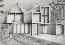 Rysunek architektura/ obraz