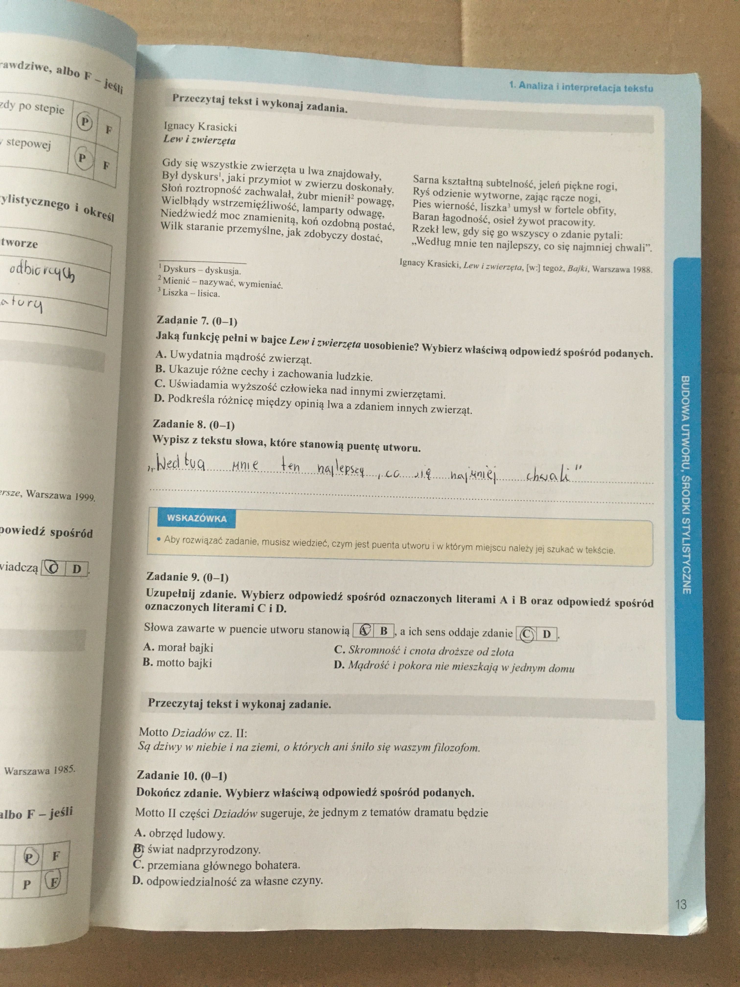 teraz Egzamin Ósmoklasisty REpetytorium polski matematyka angielski