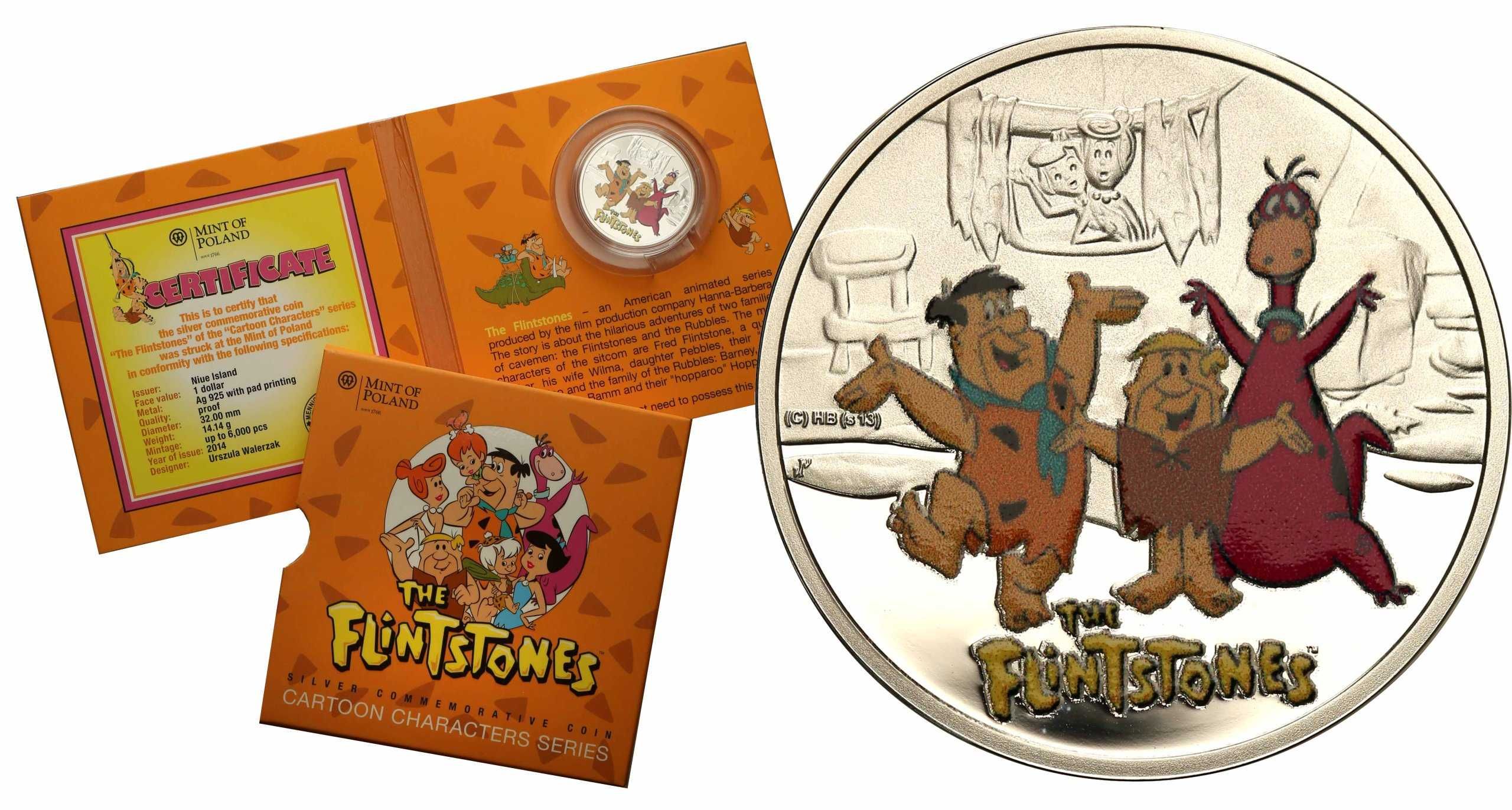 FLINTSTONES, BUGS BUNNY, TWEETY  bohaterowie kreskówek Niue