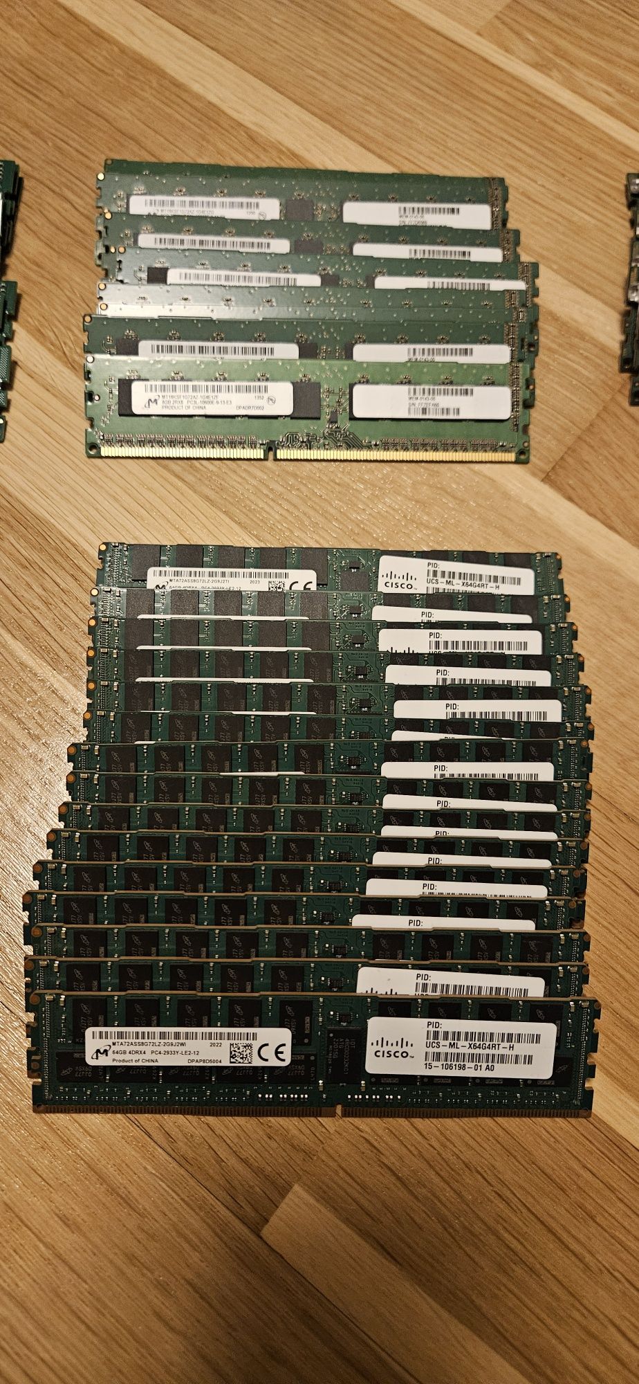 Zamienię pamięci 32GB 64GB DDR3 DDR4 ECC