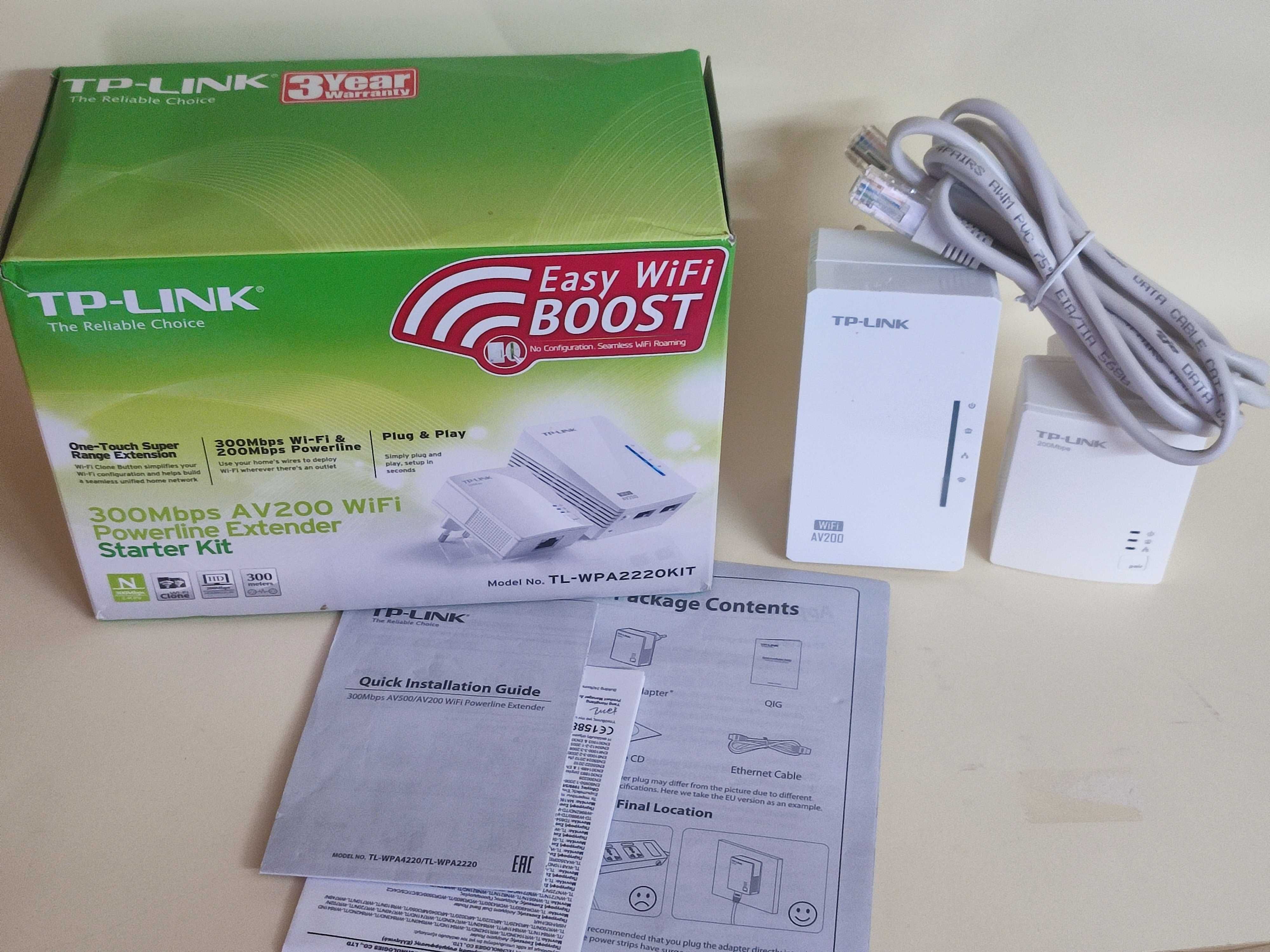 Kit Tp-Link Wi-Fi Adaptadores Powerline