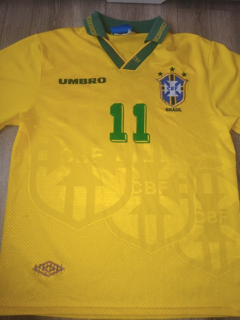 Oryginalna Koszulka Piłkarska Reprezentacji Brazylii Romario 1993-94