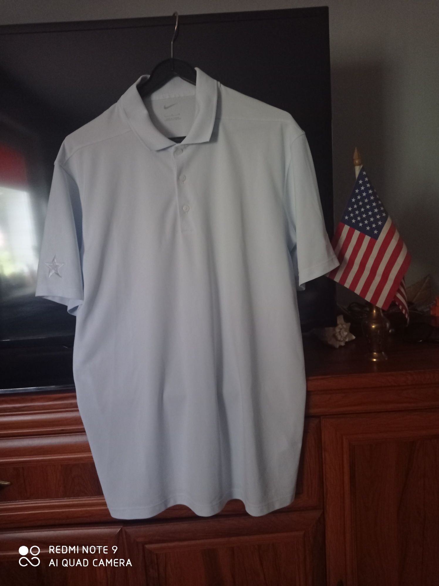 Nike Koszulka Męska polo L USA unikat t-shirt stretch golf