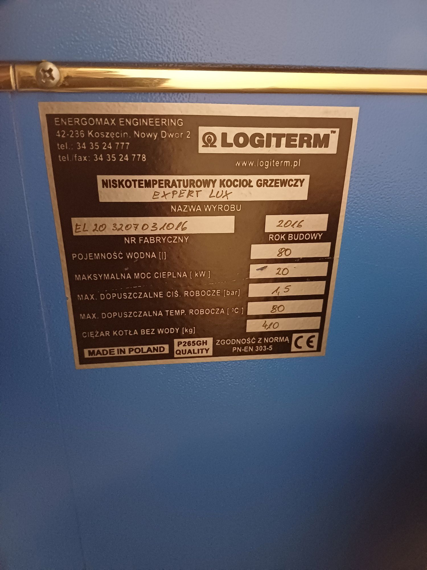 Kocioł Logiterm expert lux