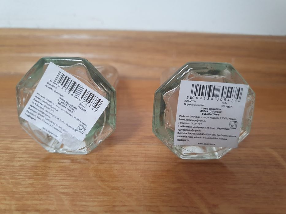 Zestaw szklanych przyprawników