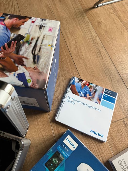 USG mobilne Philips Lumify – głowica convex (C5-2) + Galaxy Tab2