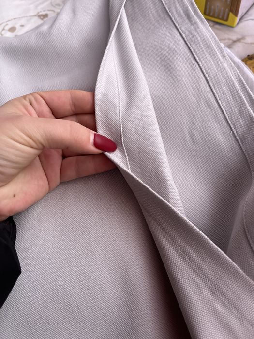 Комлект штор темно сірі блекаут і світло сірі плотний катон