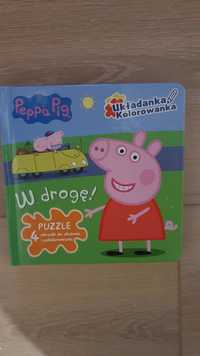 Ksiazeczka z puzzlami swonka peppa