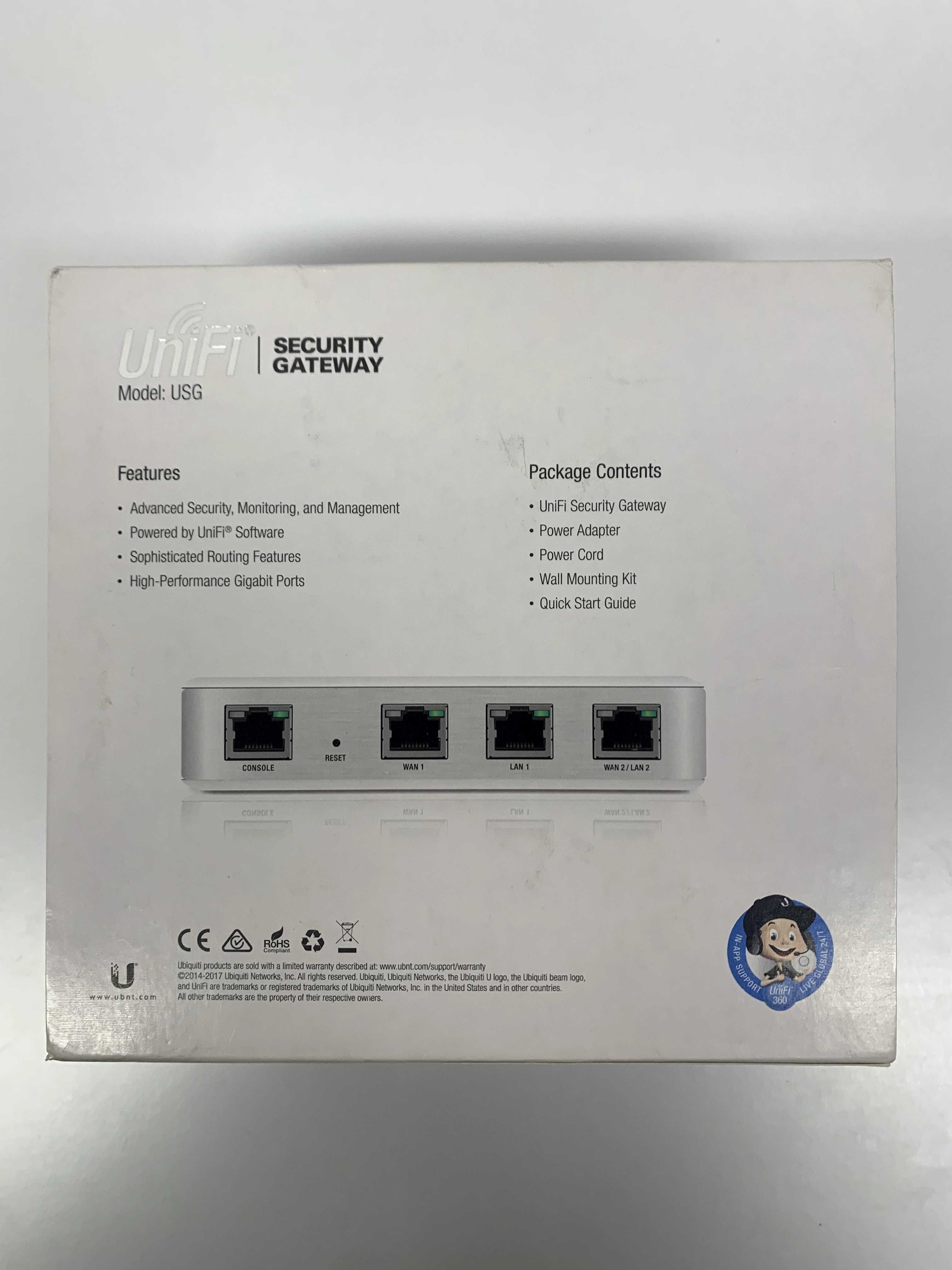 юніфай Маршрутизатор Ubiquiti UniFi Security Gateway (USG)