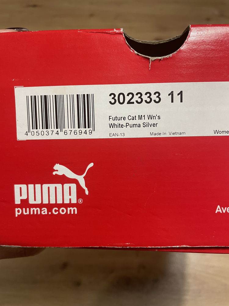 buty puma  future cat white M1  rozmiar  37