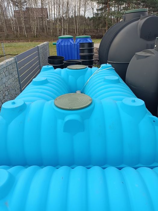 Zbiornik Bolt 7000l na deszczówkę, szambo płaski