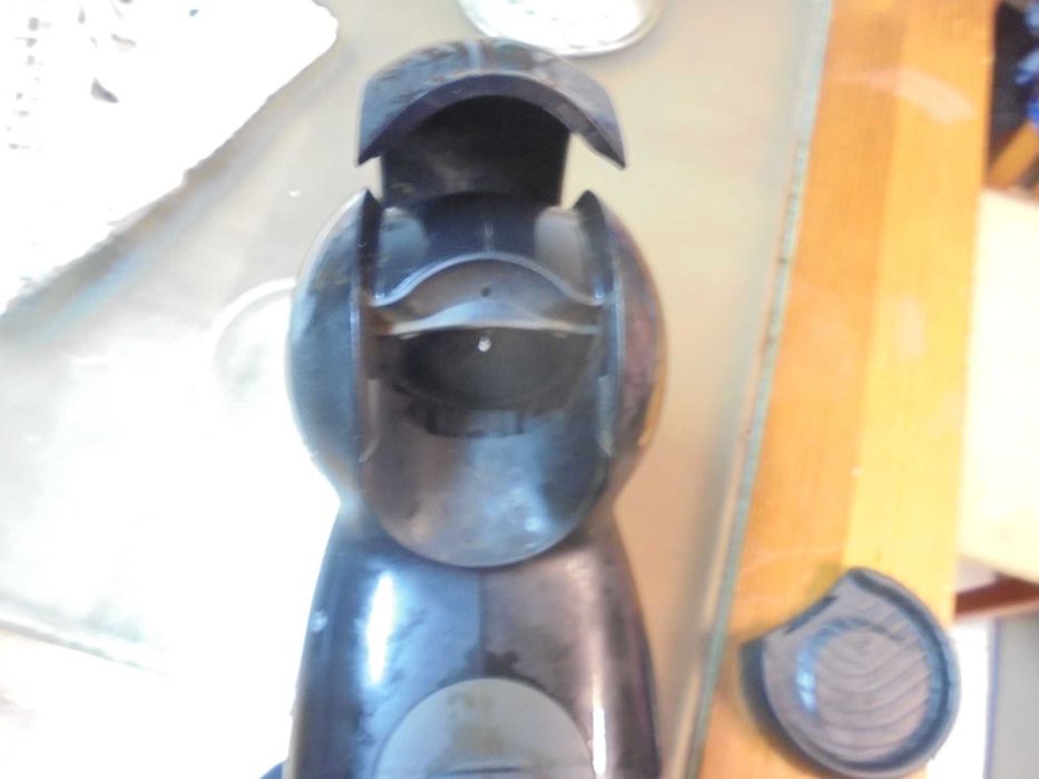 maquina de cafe a funcionar