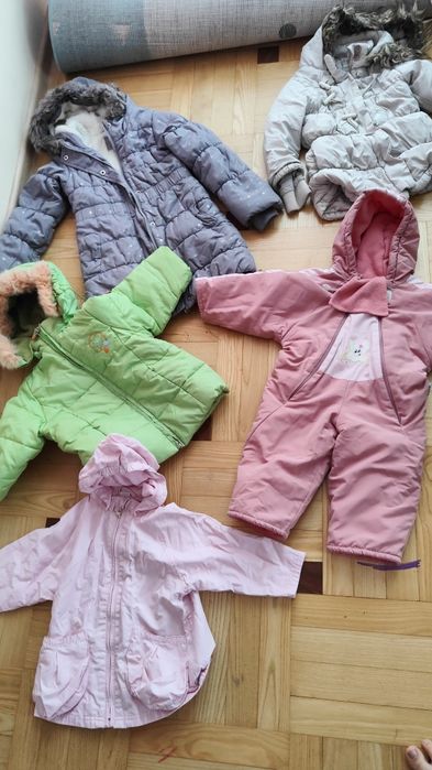 Zestaw za darmo kurtki czapki buty 25 26 27