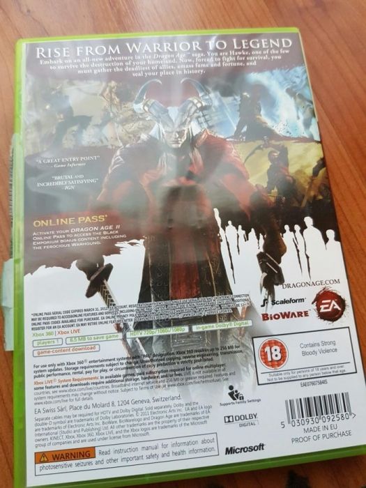 Xbox 360 - Dragon Age II