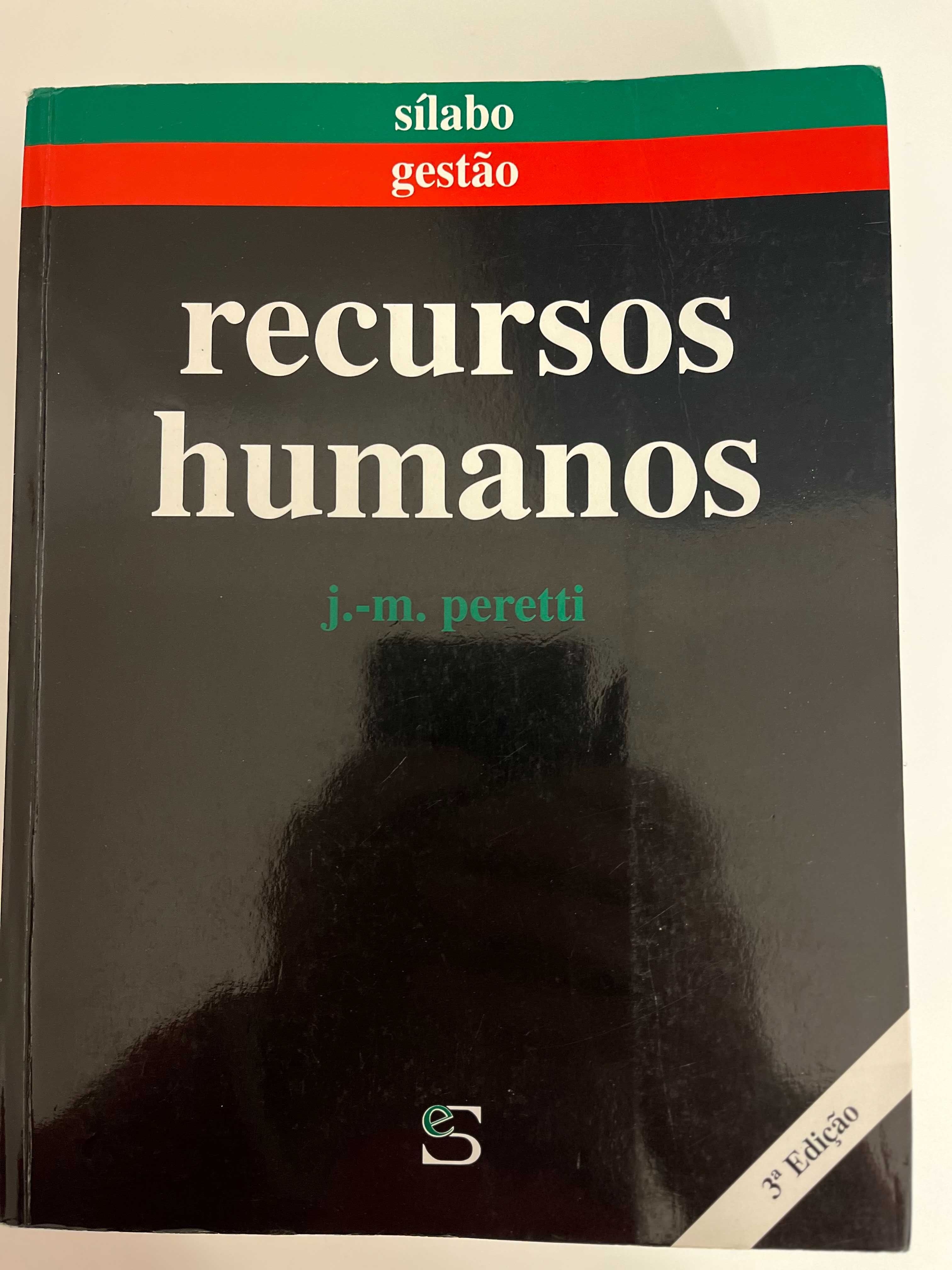 Livro de Gestão de Recursos Humanos - J.M. Peretti - Edições Silabo