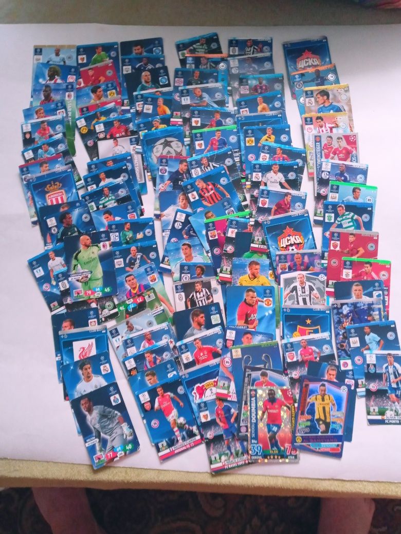 Karty pikarskie naklejki Panini ogromny zestaw