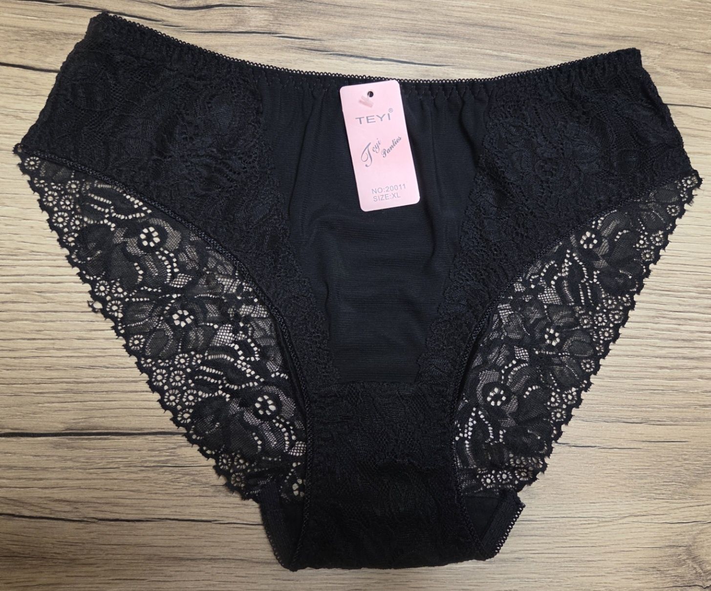 Majtki Damskie Czarne XL
