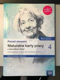 Ponad słowami Maturalne karty pracy 4