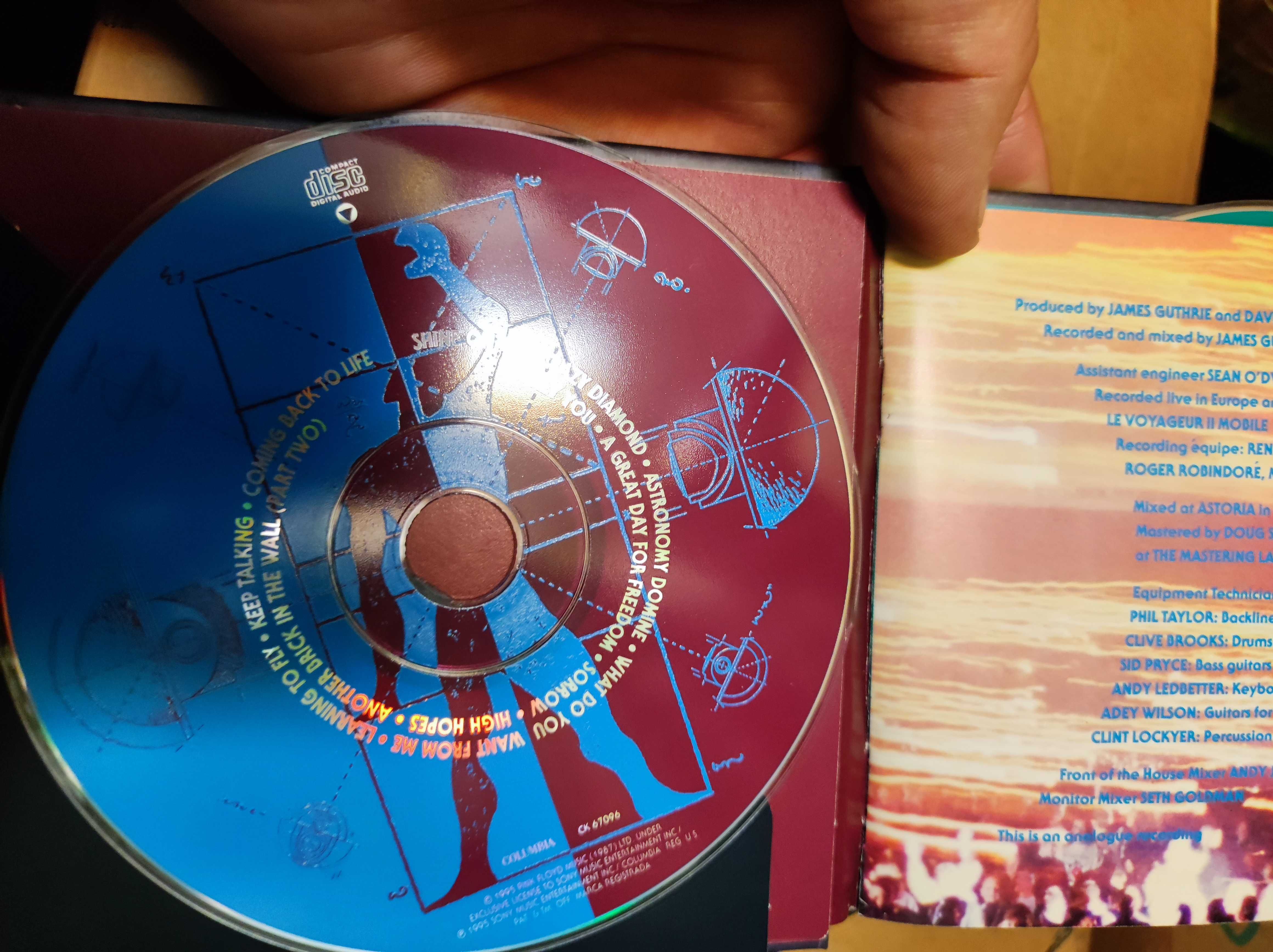 PINK FLOYD * P-U-L-S-E / PULSE DOUBLE LIVE CD Region U.S. wydanie 1995