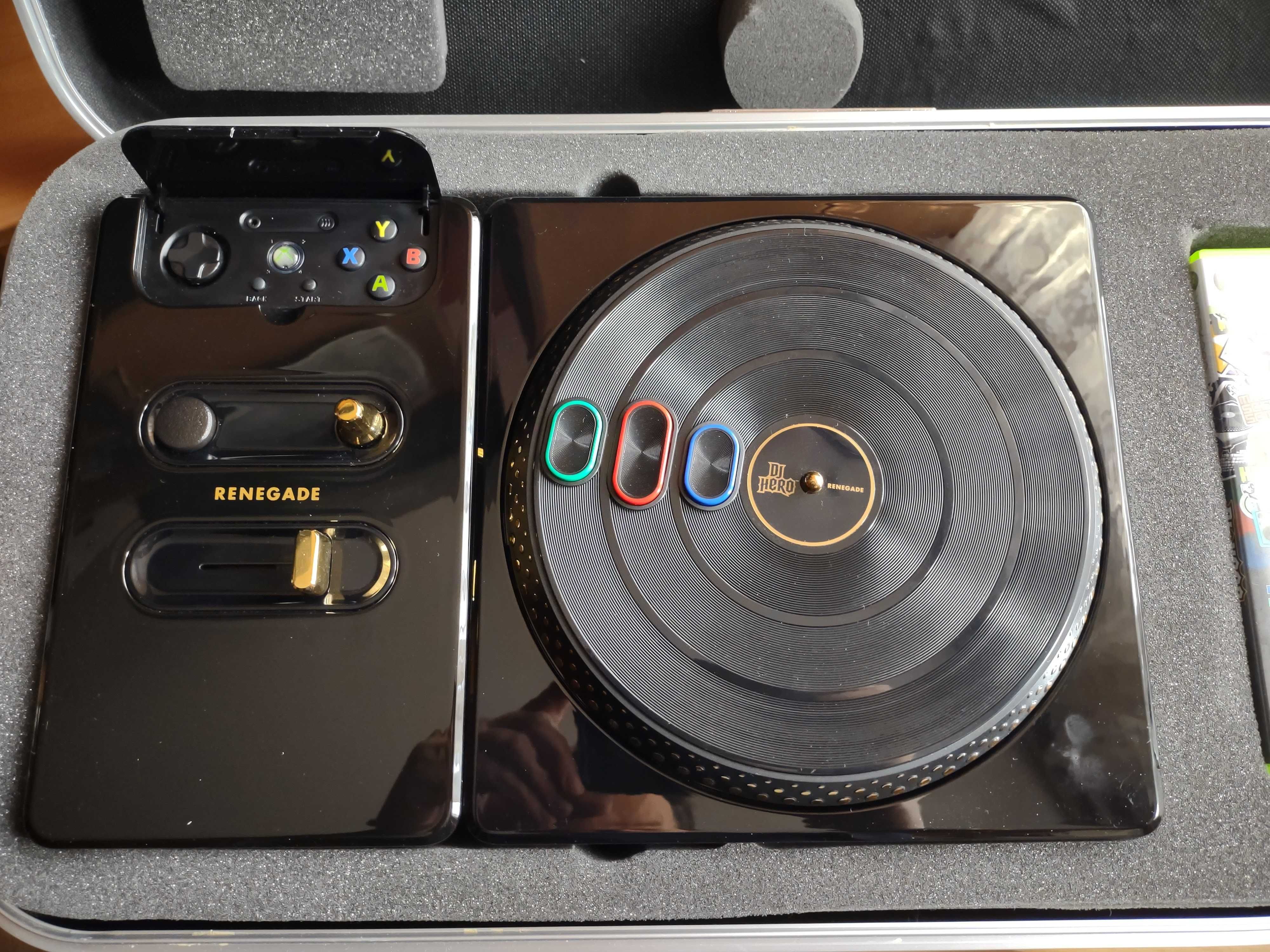 X360 DJ Hero Renagade Eminem JAY-Z Kolekcjonerka z walizką+DJ Hero2