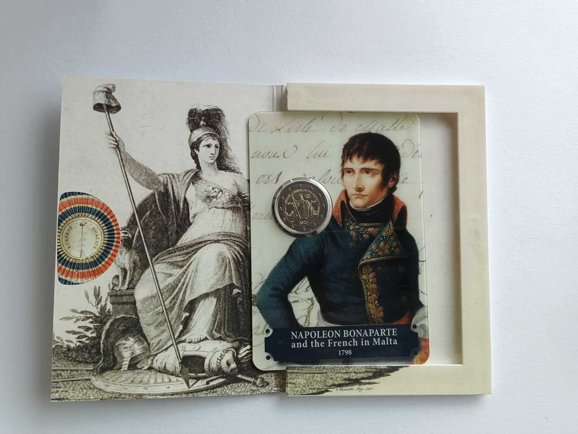 2€ Malta ( Coincard ) Copernicus e Napoleão