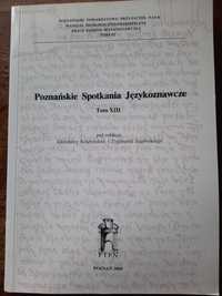 Poznańskie Spotkania Językoznawcze, t. XIII