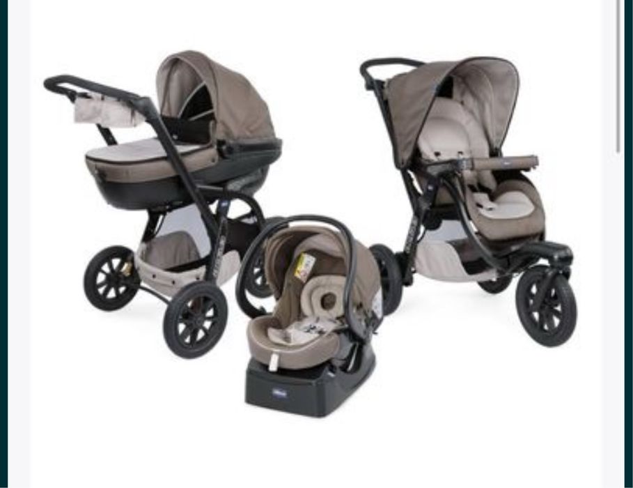 Дитяча коляска chicco trio activ3 (3 в одному)