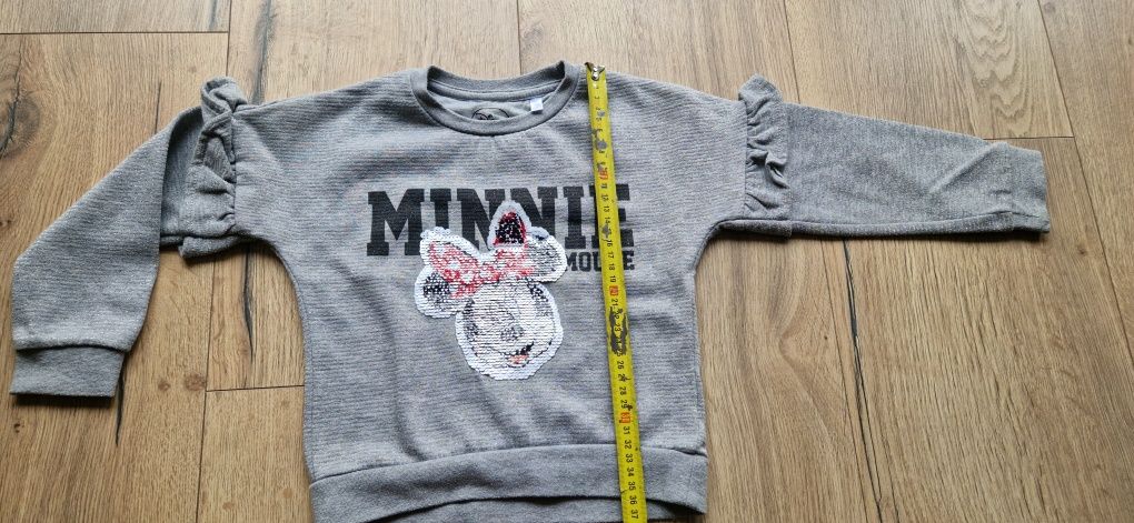 Zestaw Minnie bluza, legginsy i czapka r.104