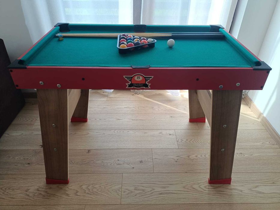 Piłkarzyki, bilard, ping pong, cymbergaj ( stół 4w1) SMOBY