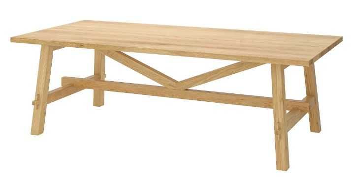 Nowy drewniany stół MÖCKELBY IKEA na 10 osób 235x100cm
