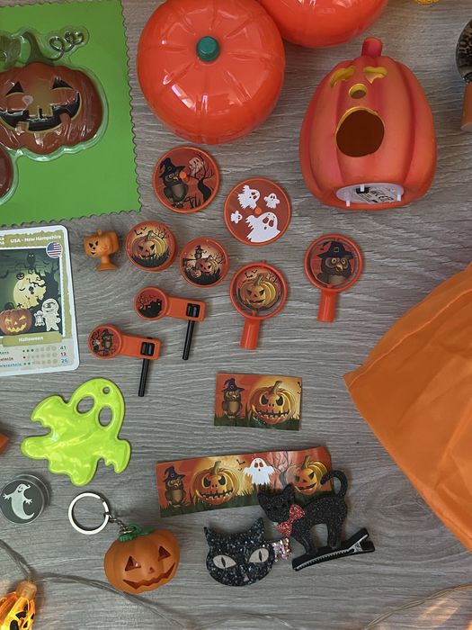 Zestaw Halloween stan bardzo dobry dynie ozdoby led i wiele innych