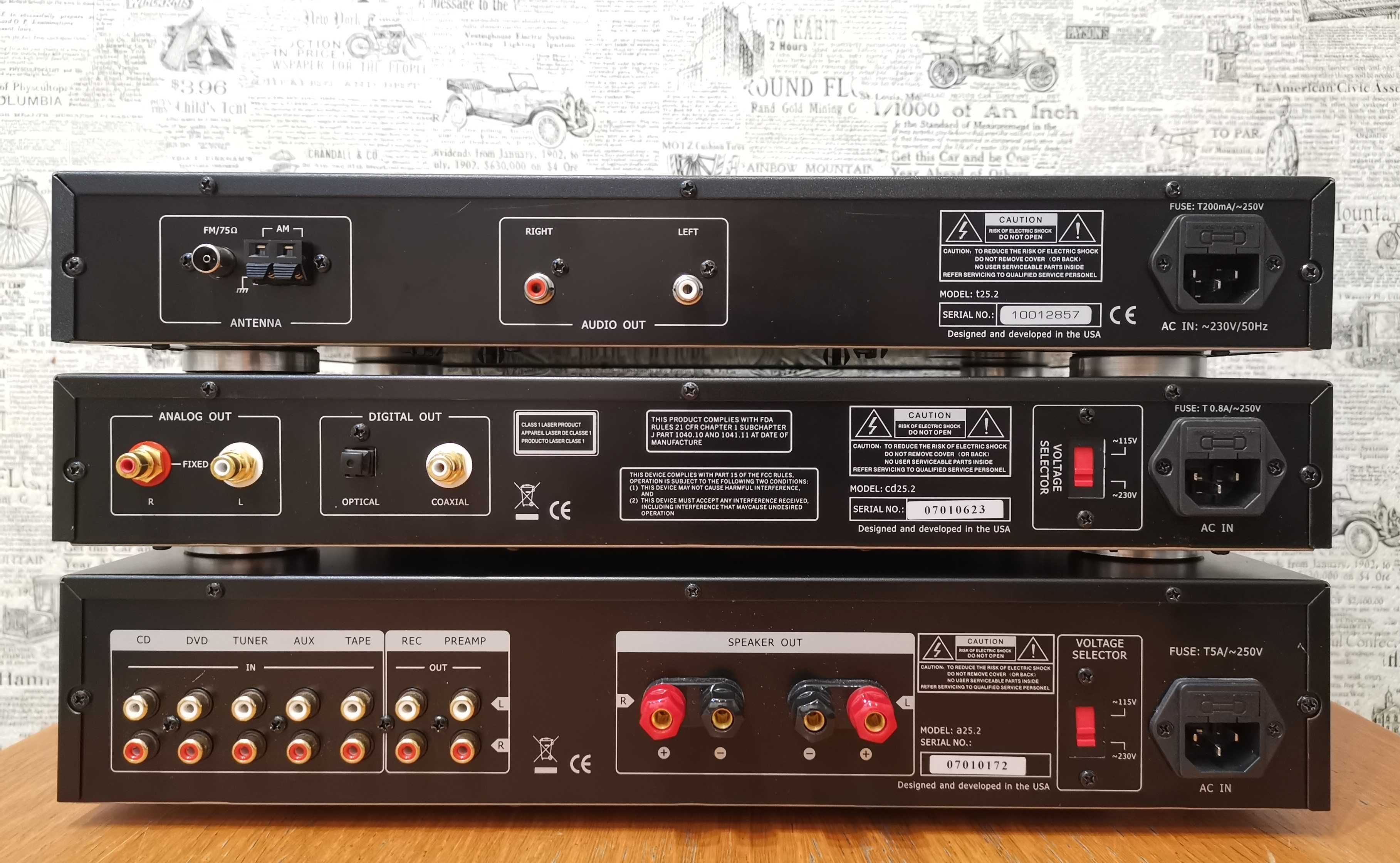 Zestaw stereo firmy Music Hall 25.2