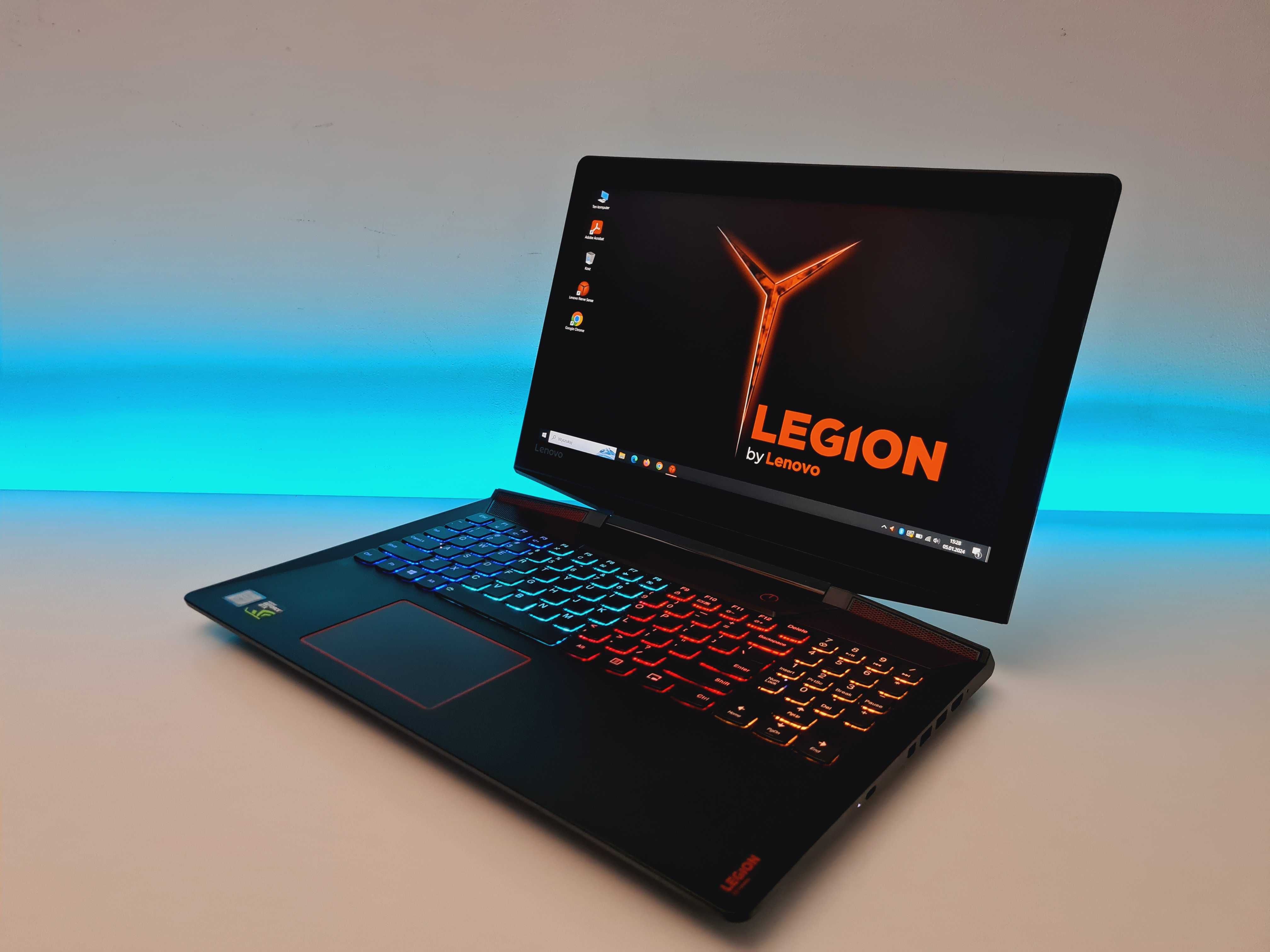 Gamingowy Laptop LENOVO Y720, i7, gtx1060, metalowa obudowa, do gier