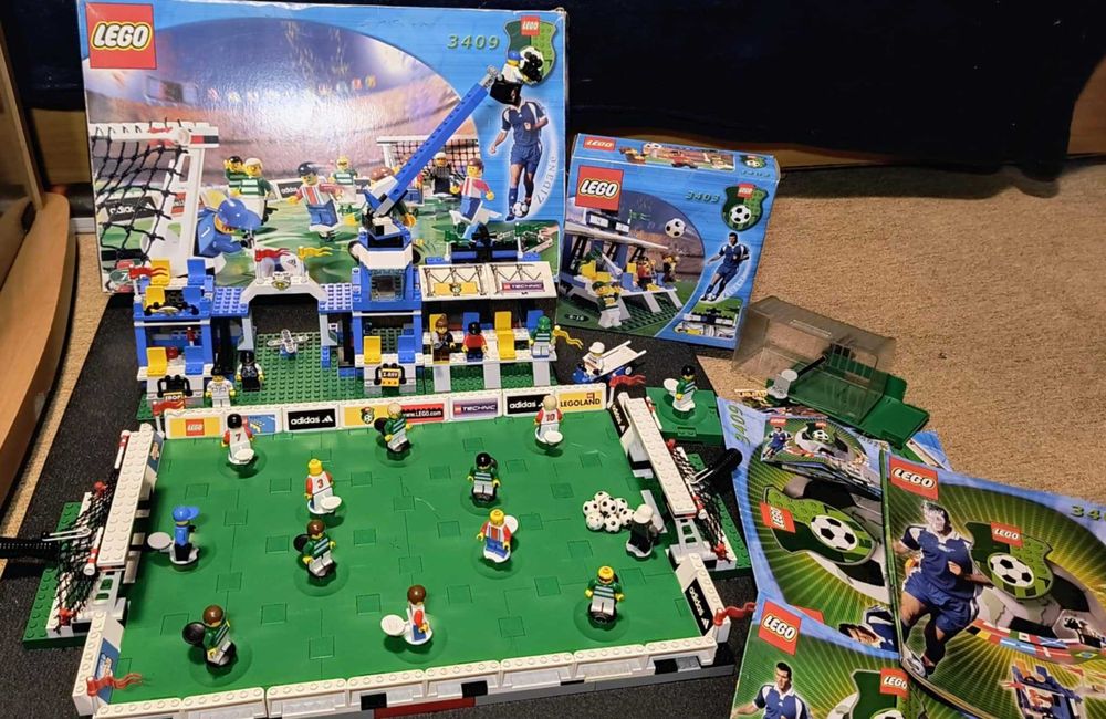 LEGO Football Piłkarzyki Stadion 3409 trybuny dodatki 3401, 3403, 3408