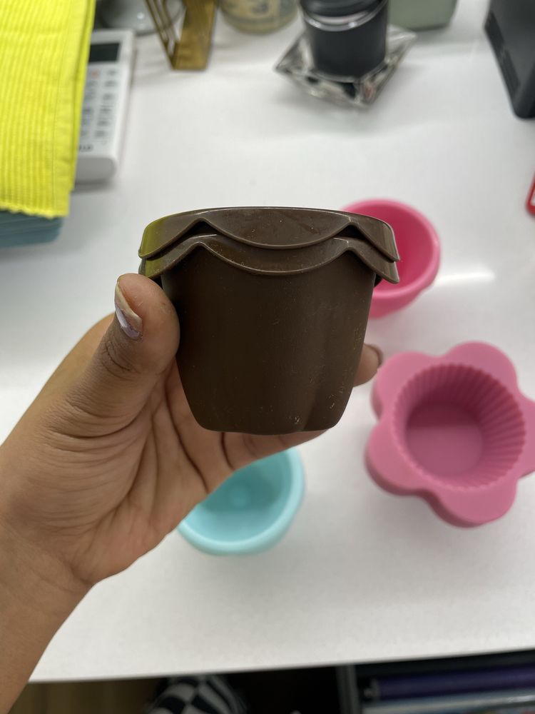 Moldes silicone pastelaria muffins/queques/pudins