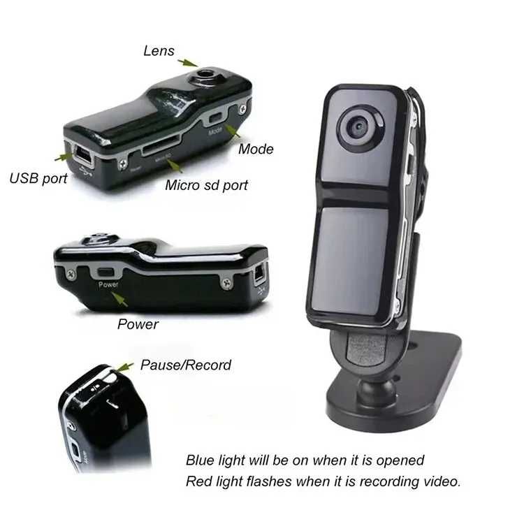 Mini Câmera DV HD Gravação de Vídeo Portátil  Sports Car DVR Webcam