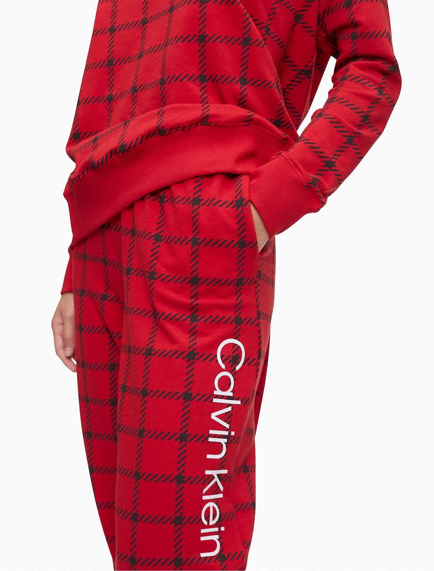 Женские штаны джоггеры calvin klein (ck red joggers) c америки m,l