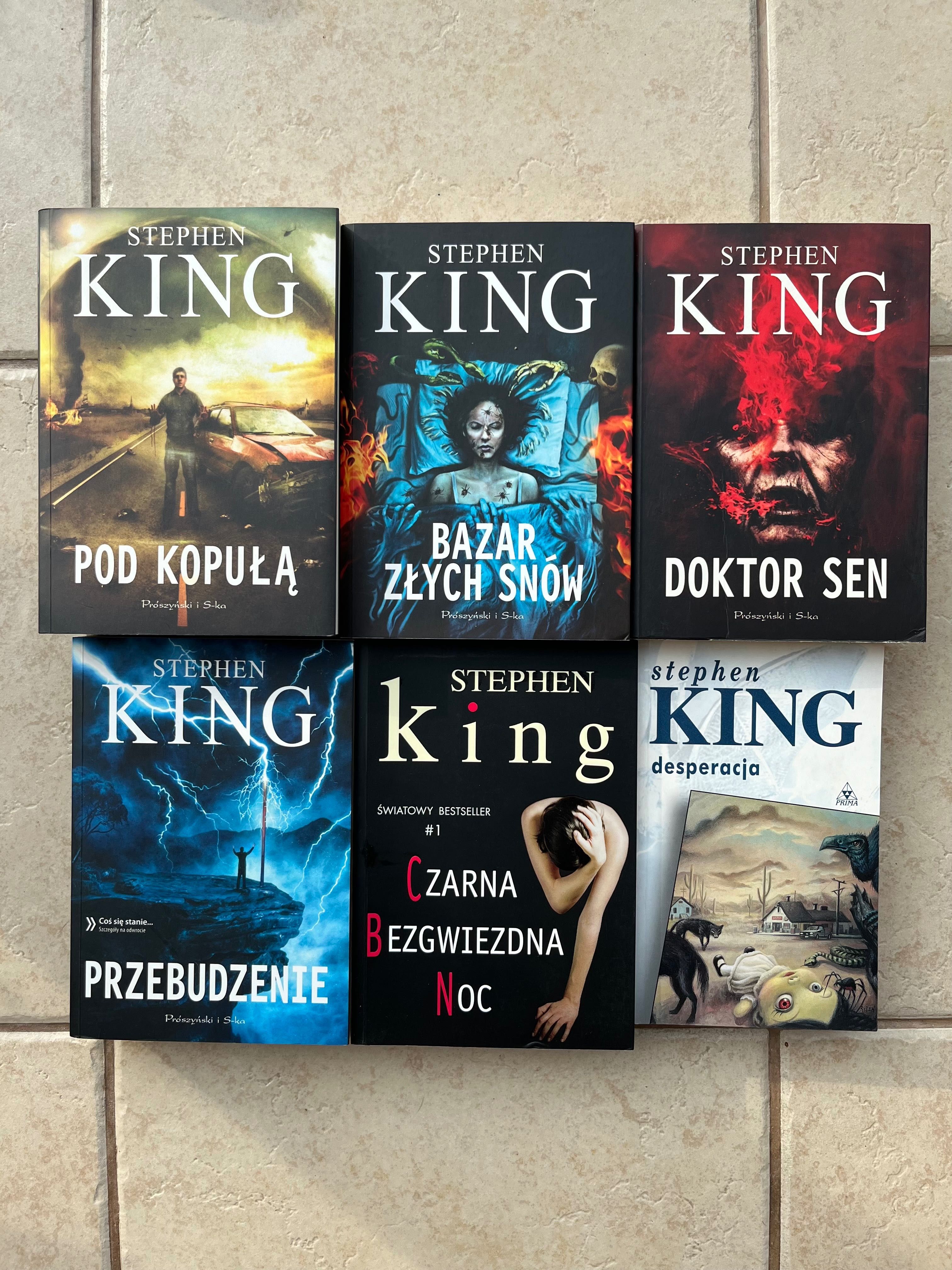 17x Stephen King zestaw książek