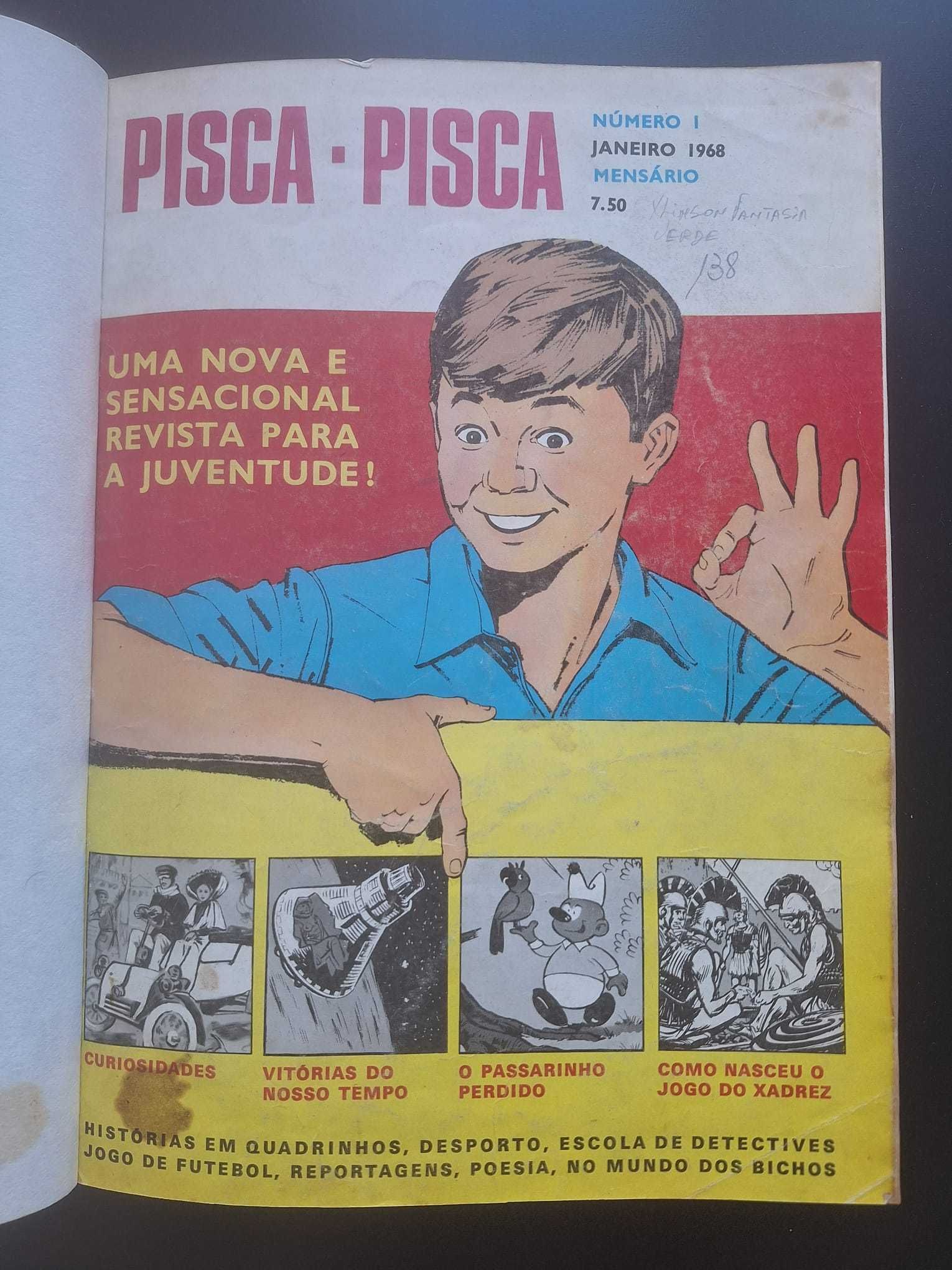 Revista Pisca-Pisca (30 fascículos: 1968-70)