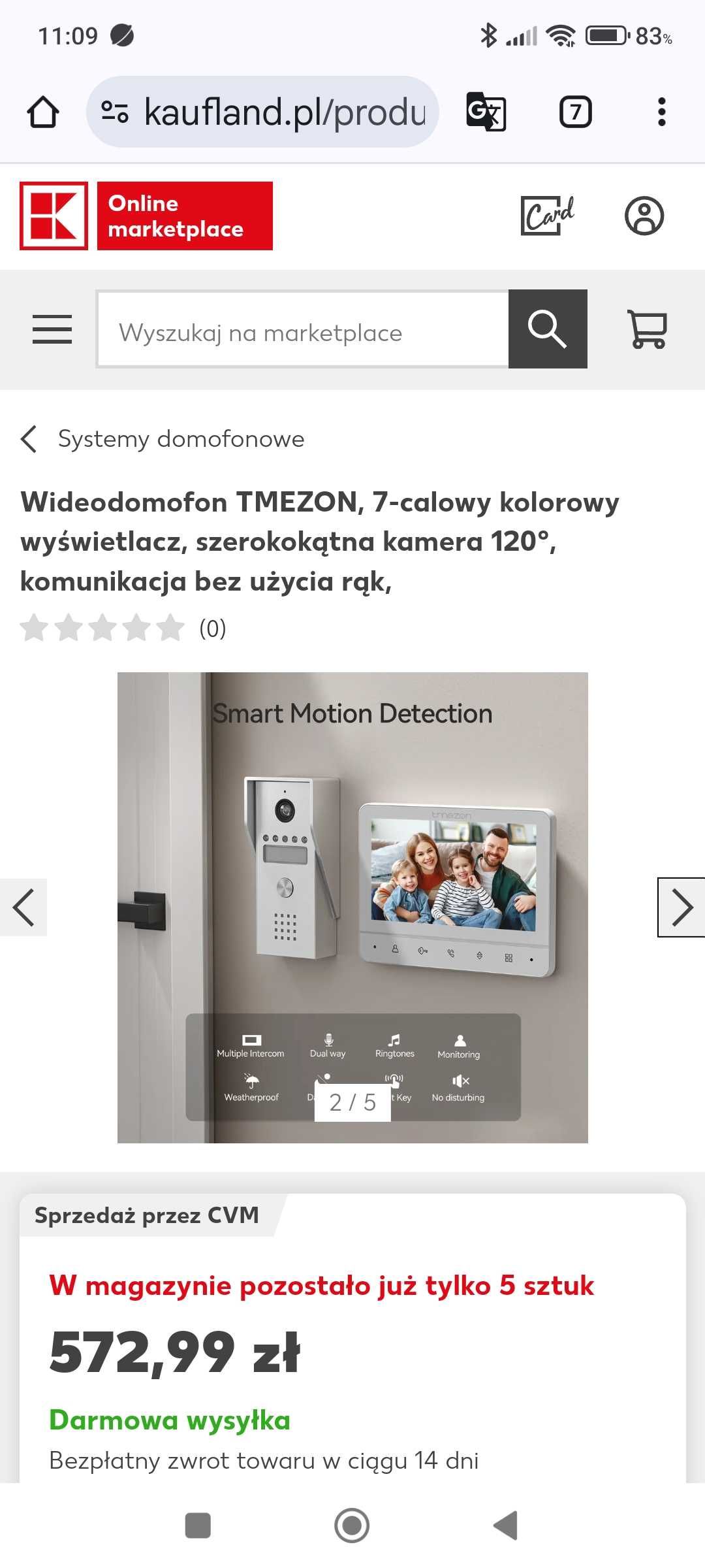 Wideodomofon tmezon