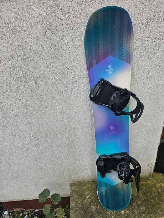 Deska snowboardowa Nidecker Angel 147cm z wiązaniami 145cm