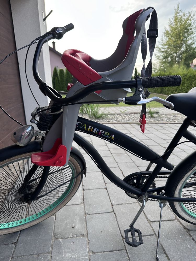 BEZ WAD Fotelik rowerowy dla dziecka przedni do 15kg OK Baby
