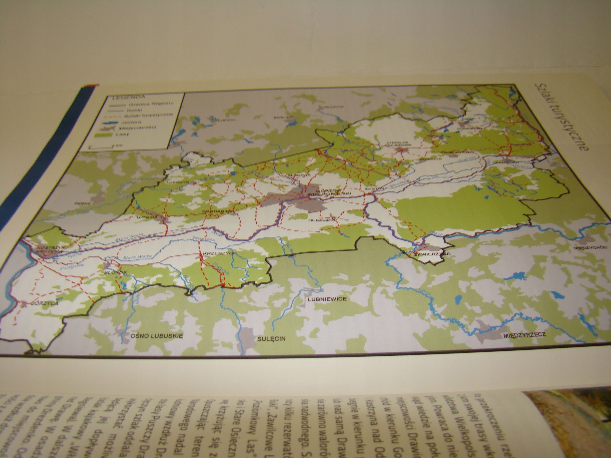 Warto Odra Warta Noteć Drawa +mapa topograficzna *