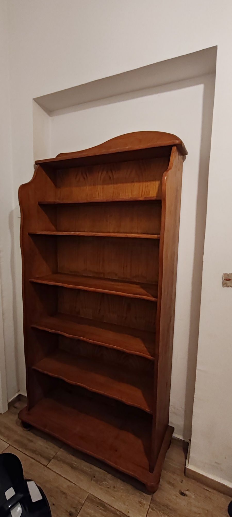 Estante + Cómoda + Prateleira  maciços  em Pinho - Excelente Estado